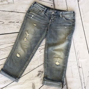 Silver Brand Capri's - size 30